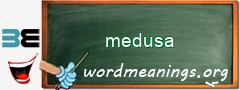 WordMeaning blackboard for medusa